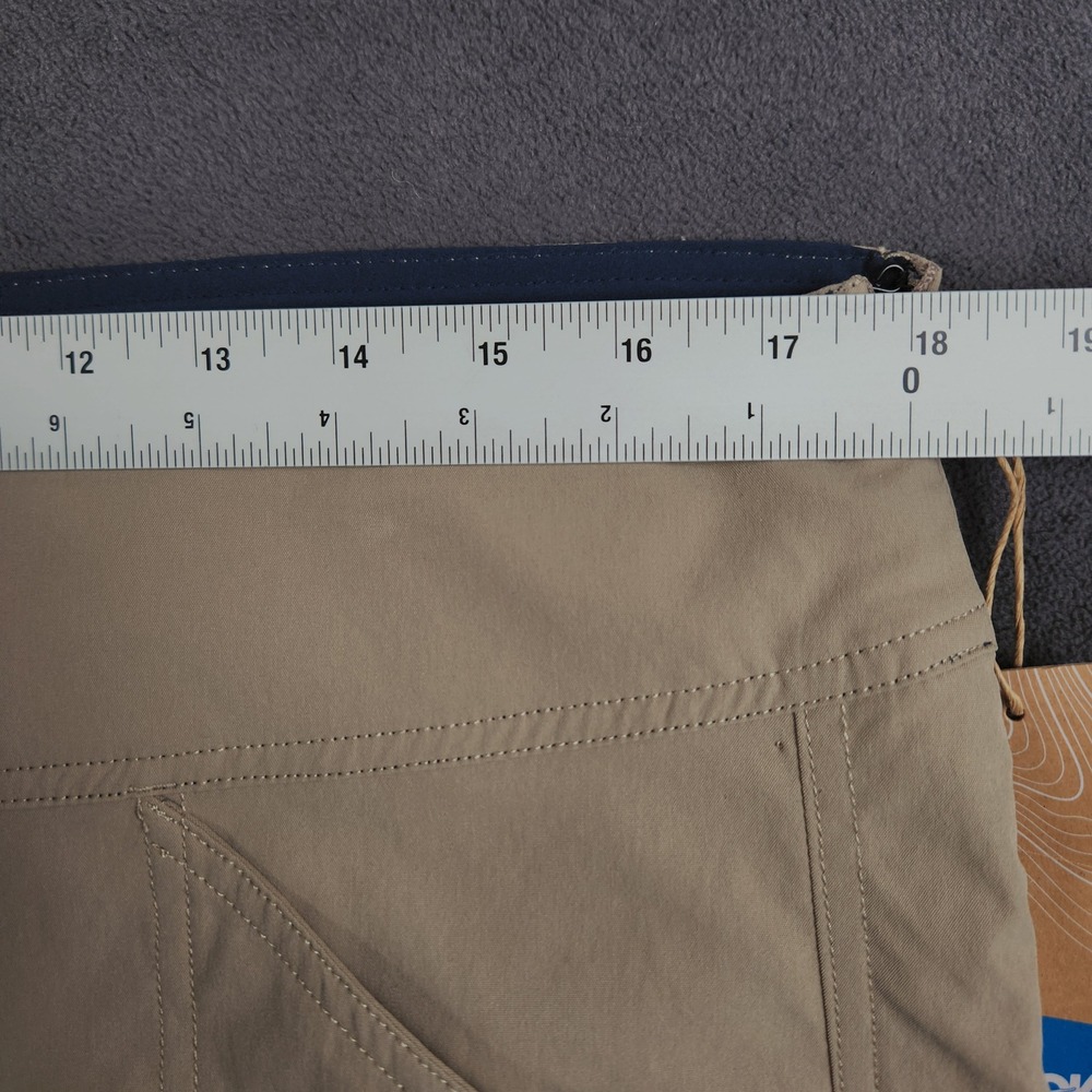 Hoka Transport Pant Womens XL Dune‎ Tan Hiking Travel Lightweight 1128265 NEW - Picture 8 of 12
